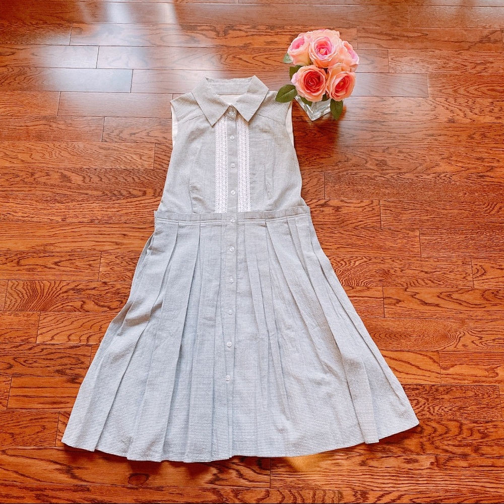 DR75 Jessica Simpson Sleeveless Shirt Dress